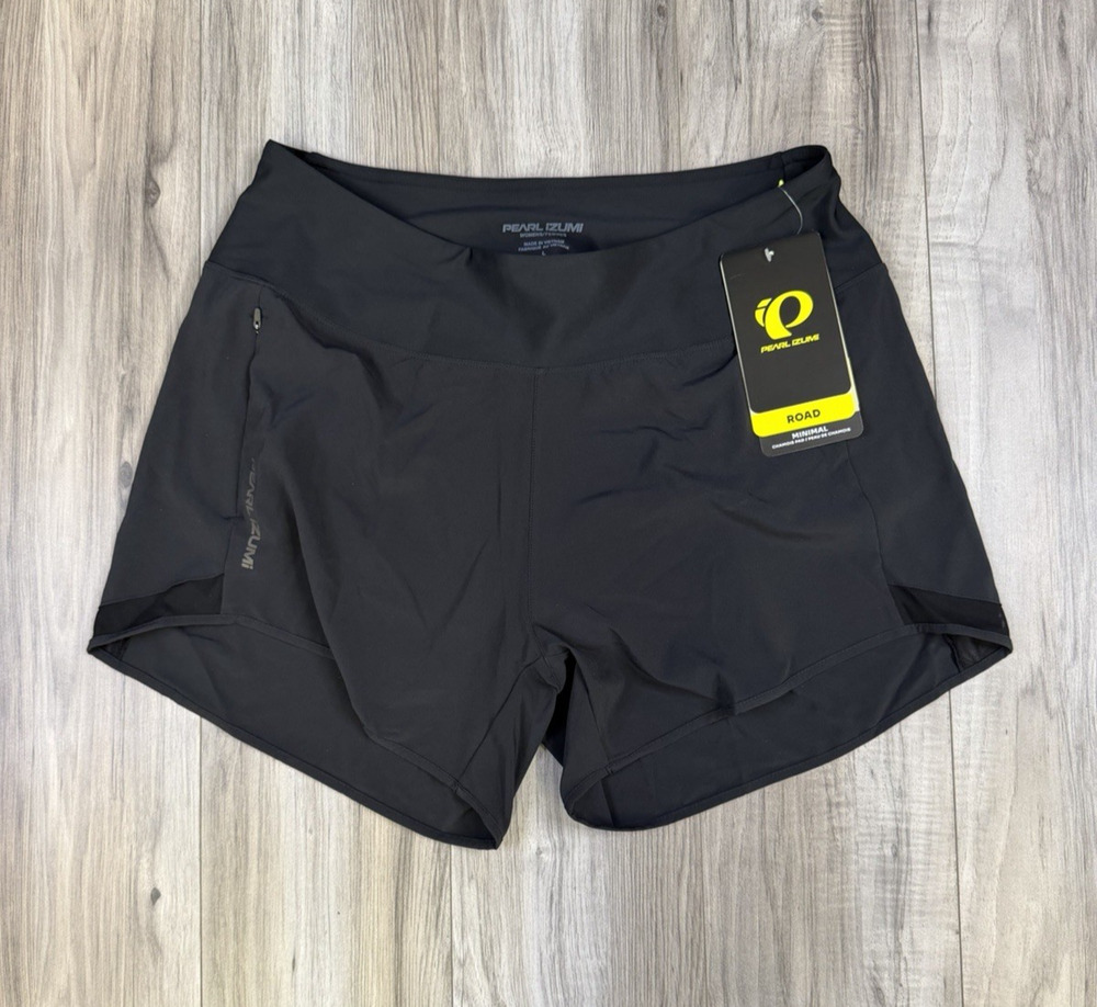 Pearl Izumi Sugar Active 4" Cycling Shorts Black 11212401 Womens Size XL NEW
